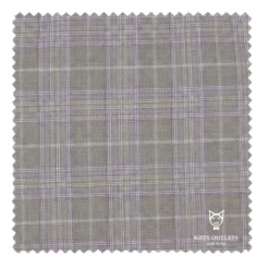 Alexander Collection - Regular Fit Gray Glen Plaid Double Breasted 2-Piece Suit