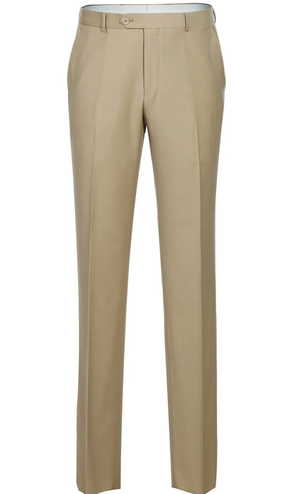 Bevagna Collection - Beige 100% Virgin Wool Regular Fit Pick Stitched 2 Piece Suit