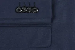 Bevagna Collection - Blue 100% Virgin Wool Regular Fit Pick Stitched 2 Piece Suit