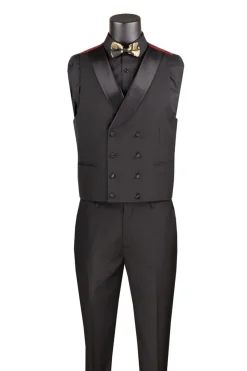 Black Gold Modern Fit 3 Piece Suit