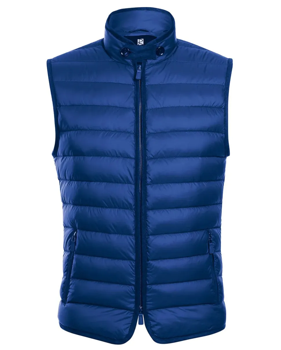 Blue Regular Classic Fit Goose Down Vest