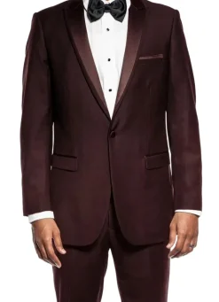 Brown Slim Fit 2 Piece Tuxedo