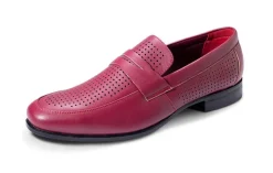 (11, 12) Burgundy Casual Summer Loafer