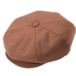Camel Wool Felt Newsboy Cap