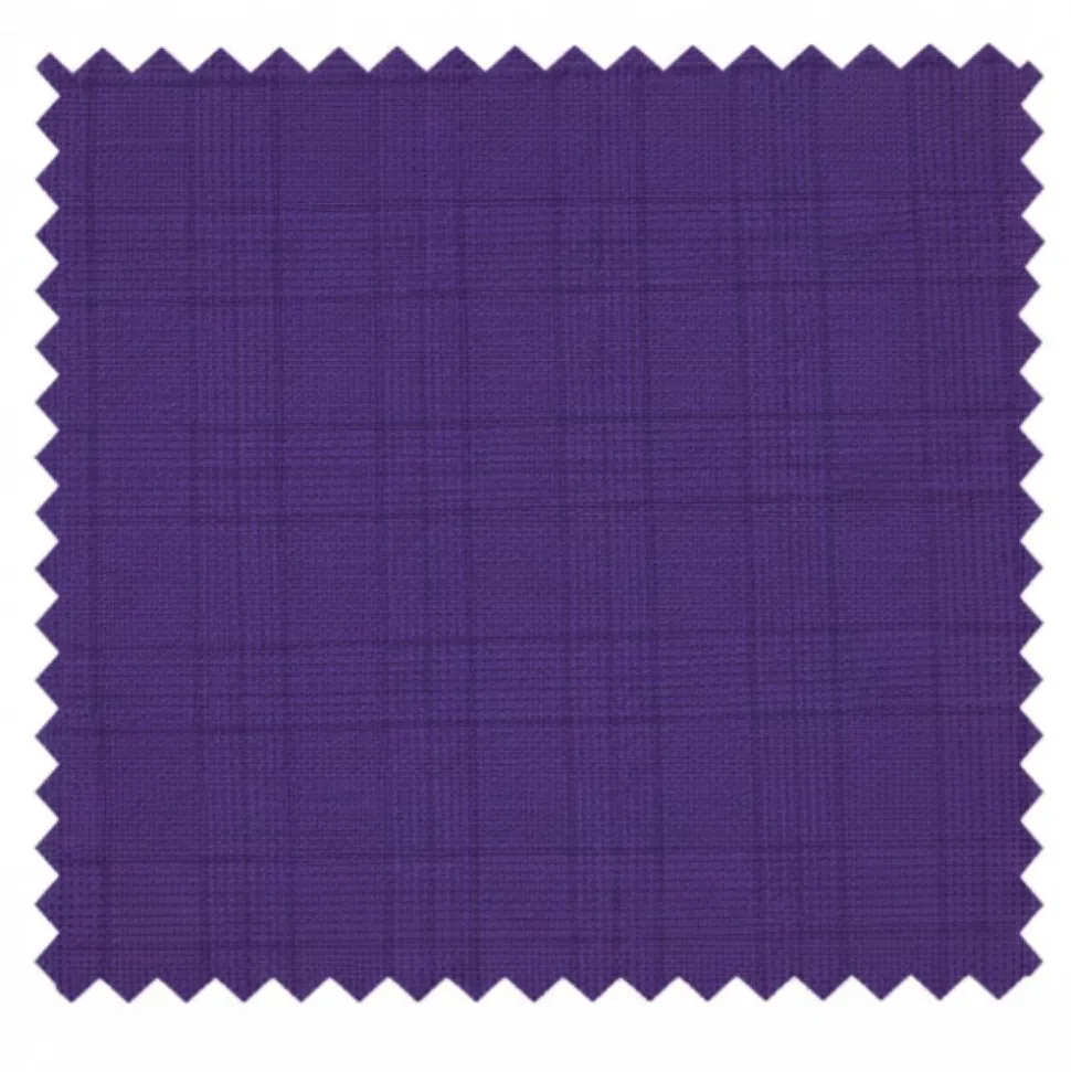 Catania Collection - Modern Fit Windowpane Suit 2 Piece in Purple