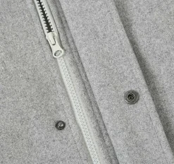 English Laundry Gray Slim Fit Wool Blend Short Coat