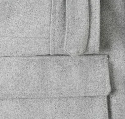 English Laundry Gray Slim Fit Wool Blend Short Coat