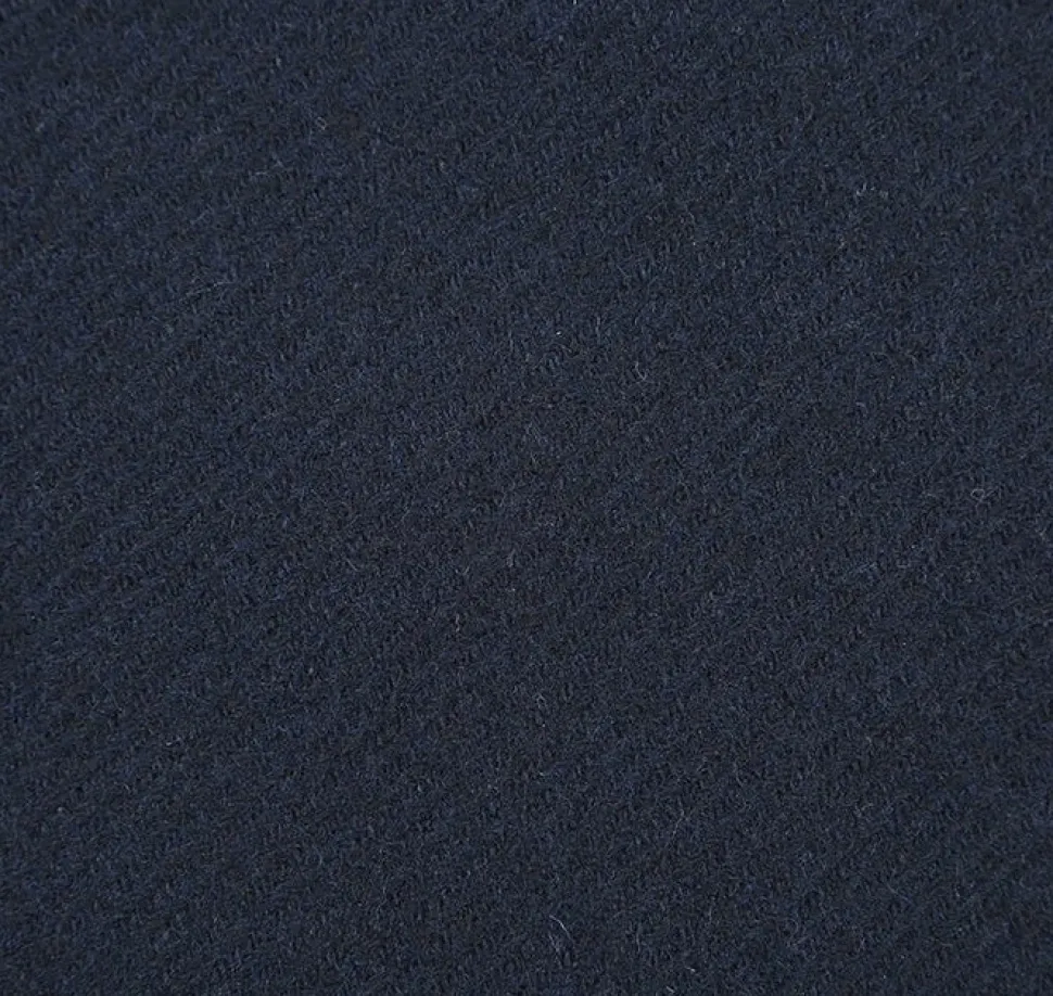 English Laundry Navy Slim Fit Wool Blend Long Overcoat