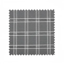 English Laundry Slim Fit Dimgray with White Check Suit