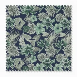 Green Slim Fit 3 Piece Floral Jacquard Tuxedo
