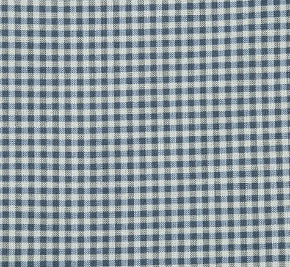 Half Canvas Slim Fit Blazer in Sage Blue Check