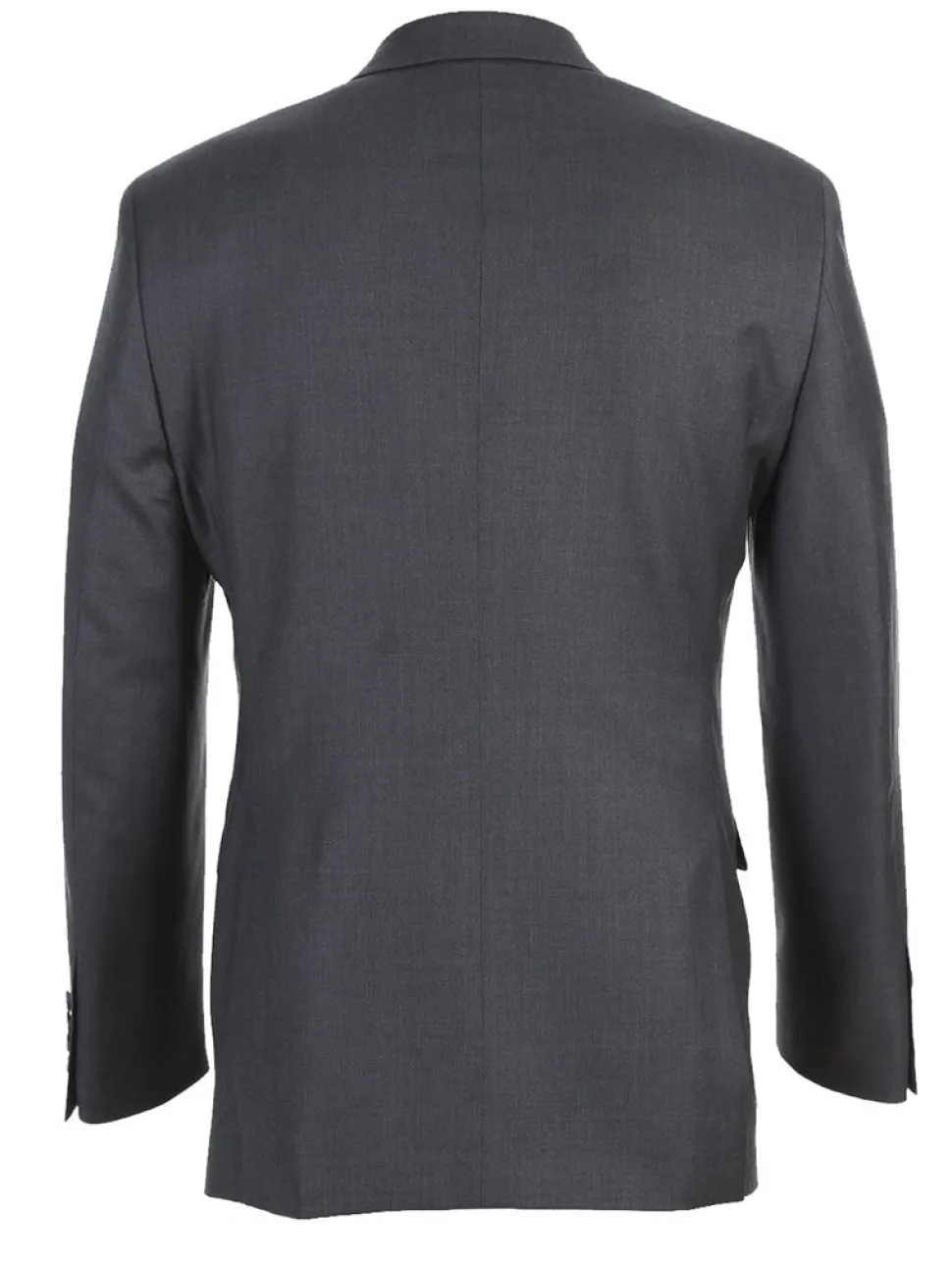 Half Canvas Wool Dress Suit Regular Fit 2 Piece in Gray
