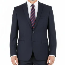 Lexington Collection - Navy Regular Fit 2 Piece Notch Lapel Suit