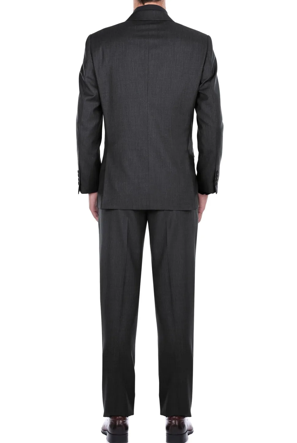 (Limited Sizes) Regular Fit Charcoal Gray 2 Piece Suit