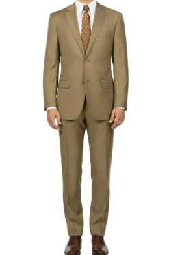 (Limited Sizes) Regular Fit 2 Piece Taupe Suit