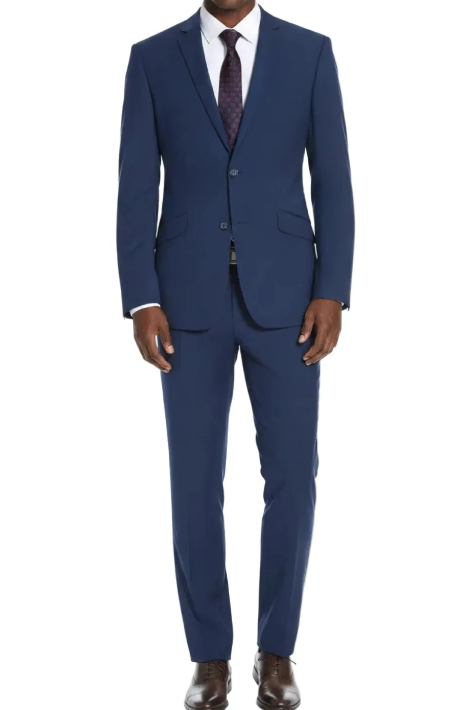 (Limited Sizes) Slim Fit 2 Piece Stretch Suit in Blue