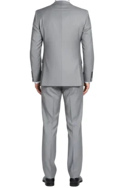 (Limited Sizes) 100% Virgin Wool Regular Fit Light Gray Suit