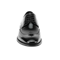 Lincoln Collection - Black Leather Wingtip Lace-up Dress Shoes