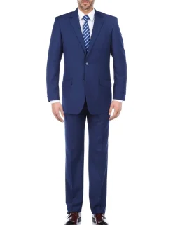 (38L) Regular Fit 2 Piece Blue Suit