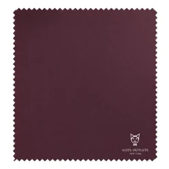 Maroon Modern Fit 2 Piece Suit Textured Solid with Peak Lapel