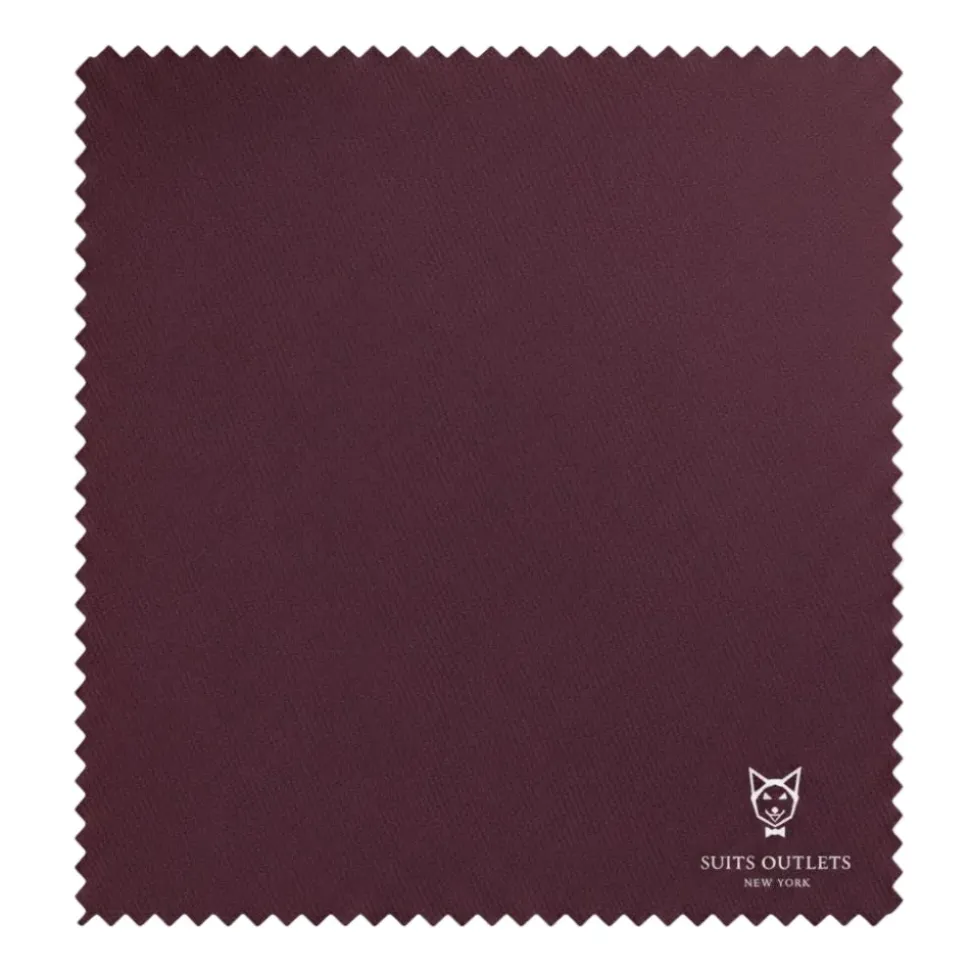 Maroon Modern Fit 2 Piece Suit Textured Solid with Peak Lapel