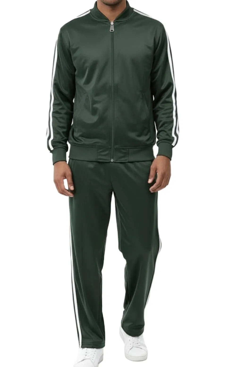 Men's Casual Jogging Set 2 Piece in Hunter Green