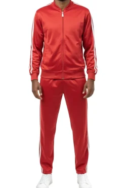 Men's Casual Jogging Set 2 Piece in Red