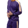 Men's Track Suit with Hood in Purple