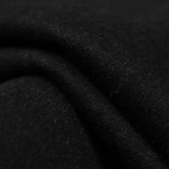 Milan Collection - Wool and Cashmere Regular Fit Dress Top Coat 48" Long in Black