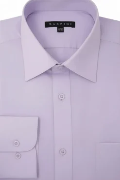 Modern Fit Dress Shirt Convertible Cuff in Lavender
