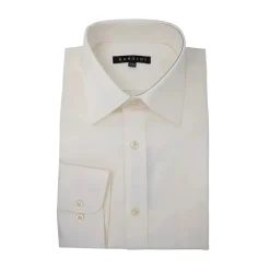 Modern Fit Dress Shirt Convertible Cuff in Ivory