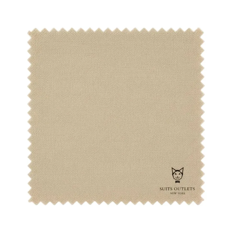 Monte Carlo Collection - Dress Suit 2 Piece 2 Button Textured Weave In Beige