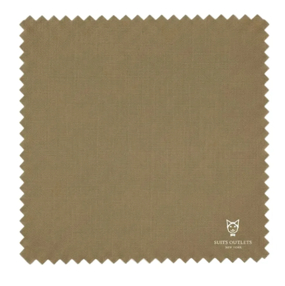 Monte Carlo Collection - Regular Fit 2 Piece 2 Button Textured Weave In Taupe