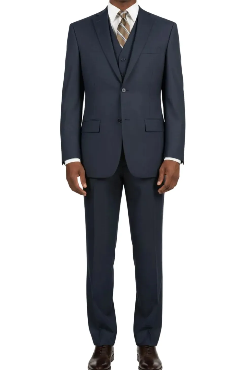 Navy Regular Fit 3-Piece Suit