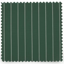 Odyssey Collection - Hunter Green Regular Fit Bold Stripes 3-Piece Suit With Adjustable Waistband Pants