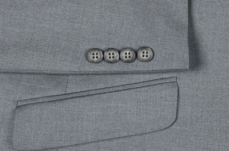 Performance Stretch Suit 2 Piece Slim Fit in Gray
