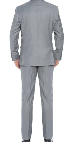 Performance Stretch Suit 2 Piece Slim Fit in Gray