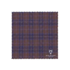 Purple Modern Fit Windowpane Peak Lapel 3 Piece Suit