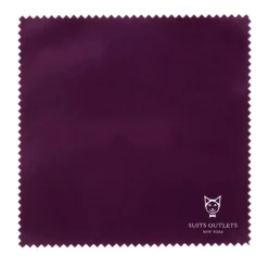 Purple Slim Fit Velvet Sport Coat Single Breasted 2 buttons