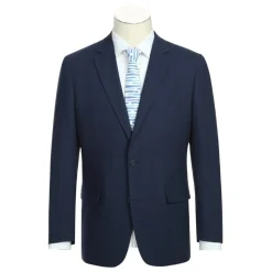 (40S) Men's 2-Piece Regular Fit Blue Check Suit