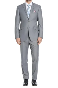 (36S) Slim Fit 2 Piece Gray Suit
