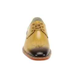 Toby Collection - Scotch Medallion Toe Lace-Up Dress Shoes