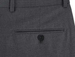 Vanderbilt Collection - Charcoal Regular Fit Dress Pants