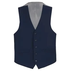 Vanderbilt Collection - Classic Dress Vest 5 Buttons Regular Fit In Navy