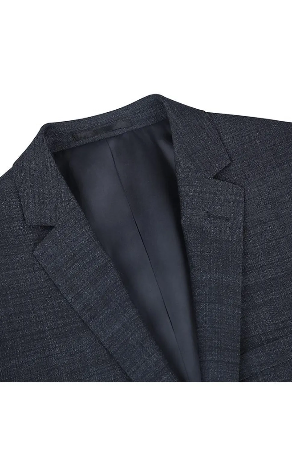 Wool Blend Slim Fit Suit 2 Piece Suit 2 Button in Charcoal