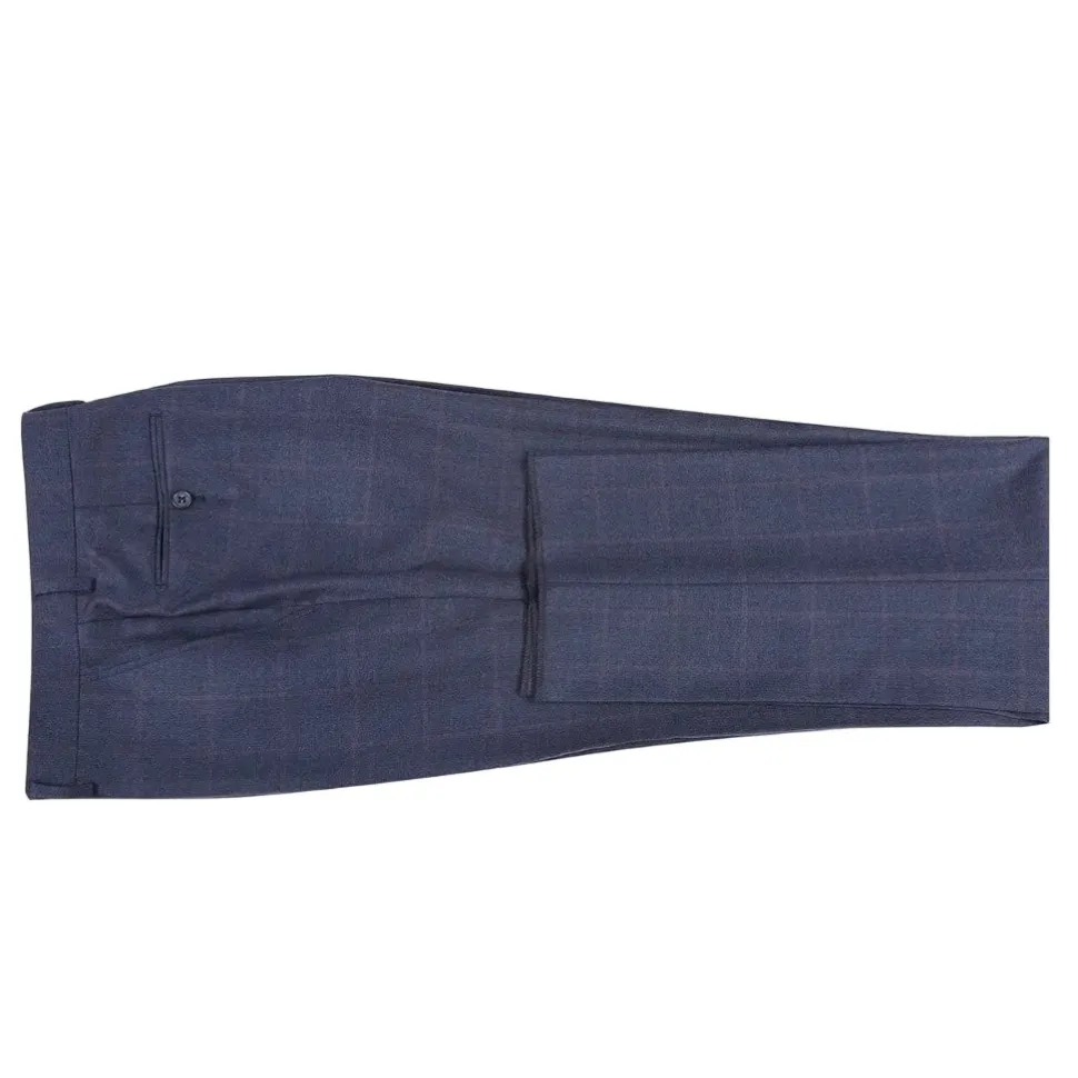 100% Wool Navy Regular Fit 2-Piece Suit